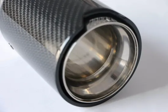 Tuyau d'échappement en Fiber de carbone pour moto de grande cylindrée, en acier inoxydable 409, vente directe du fabricant
